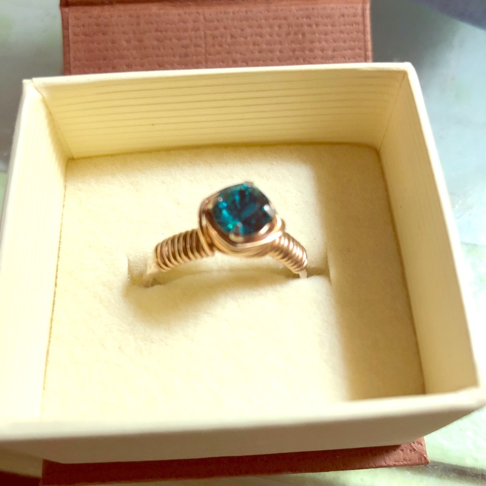 🔵🔵🔵BLUE EARTH GRACE RING 🔷🔷🔷